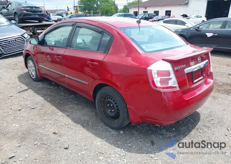 2011 Nissan Sentra 2.0S z USA, uszkodzony, nr VIN 3N1AB6AP8BL684026